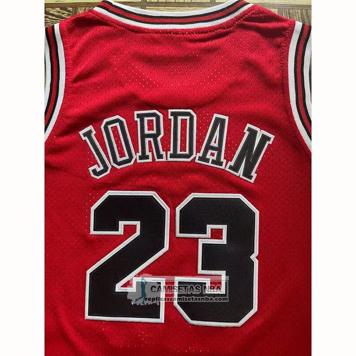Camiseta Nino Chicago Bulls Michael Jordan NO 23 Mitchell & Ness 1997-98 Rojo
